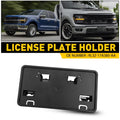 Front License Plate Frame Tag Holder Bracket for Ford F-150 2024–2025