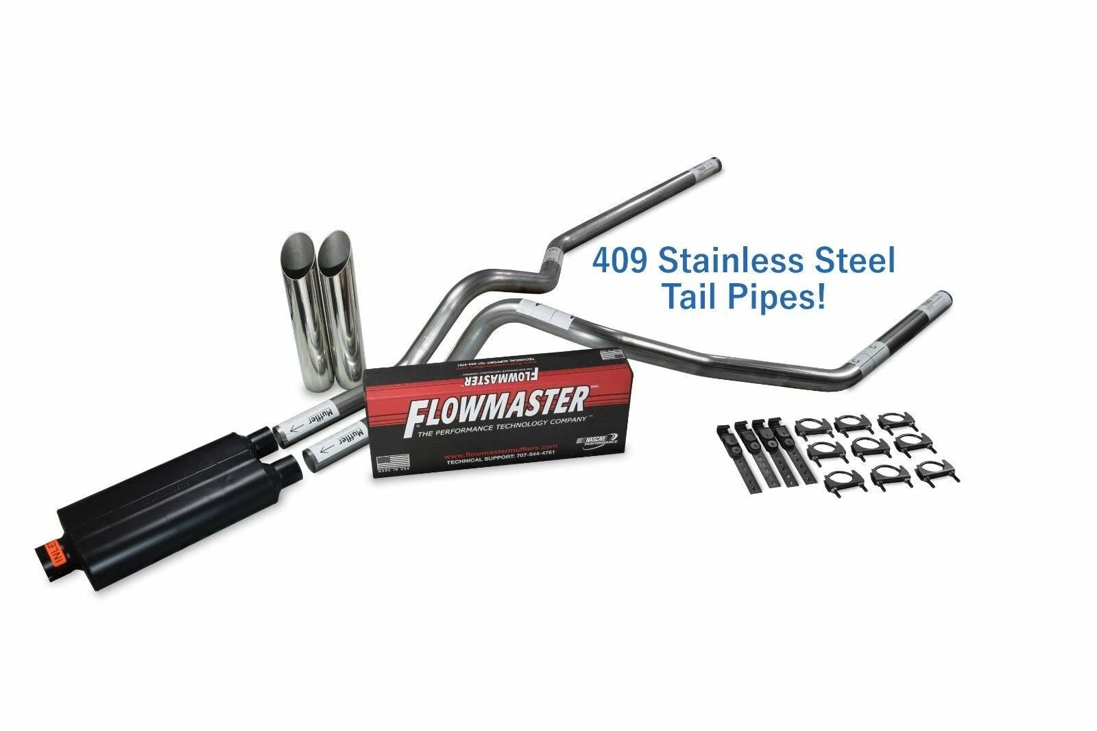 2.5" Stainless Dual Exhaust Kit for Ford F150 (2015–2020)