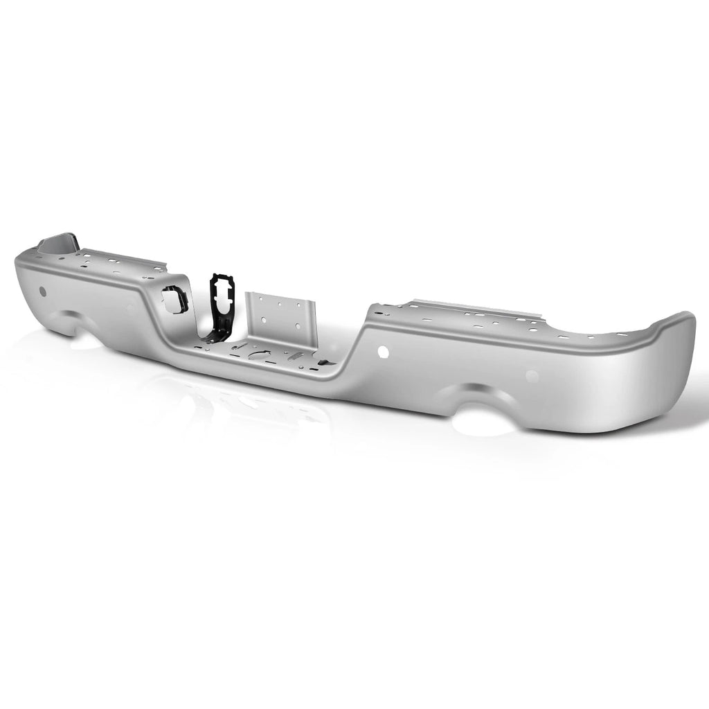 Rear Bumper for Dodge Ram 1500 (2009–2024) w/Dual Exhaust Cutouts, Sensor Holes