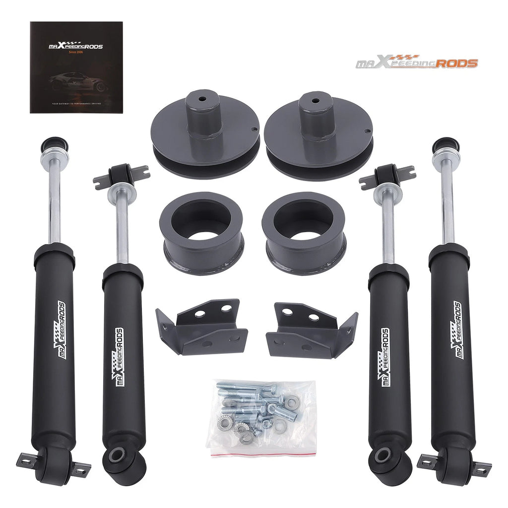 2" Lift Kit for Jeep Wrangler TJ 4WD (1997–2006) Shocks + Coil Spring Spacers