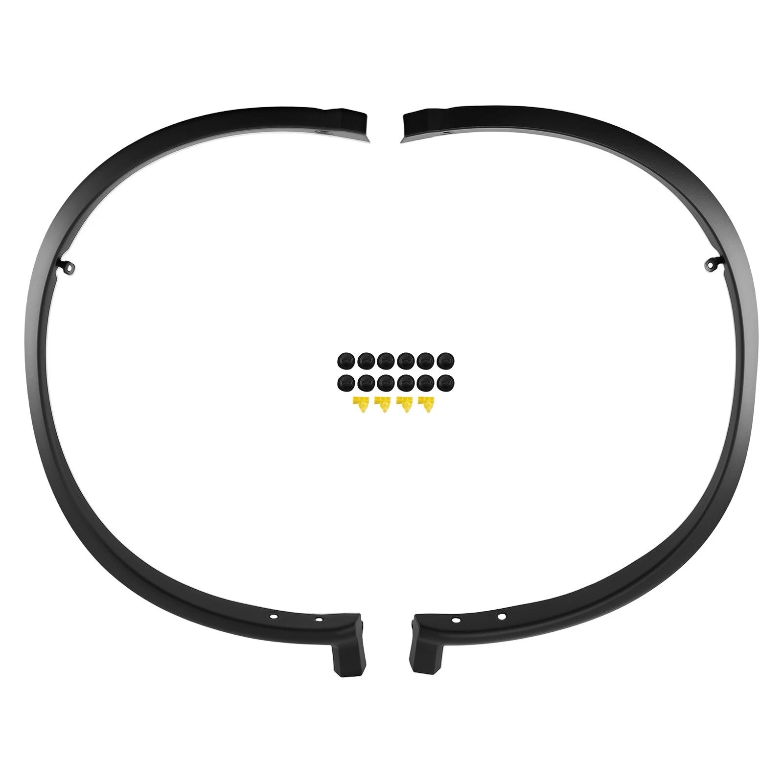 Front Pair Fender Trim Set for Nissan Murano (2015–2021) Textured Black