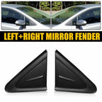 2pcs Side Mirror Fender Corner Triangle Cover Trim for Toyota Corolla (2019–2021)