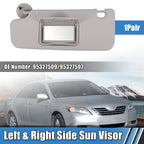 Pair Sun Visors for Chevy Sonic (2012–2016) Left Right Side W/O Sunroof Light