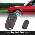 Key Fob Shell Case for Honda Accord (2003–2007) 4 Button Black
