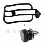 Black Solo Seat Luggage Rack & Bolt for Harley Sportster XL883 XL1200 (2004–2015)