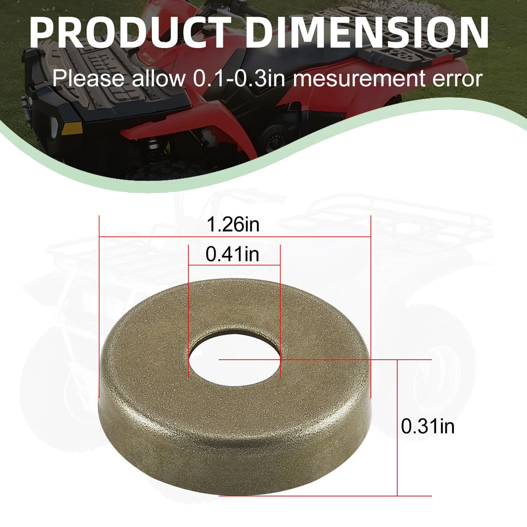 Set of 8 Front Arm Bushing Rubber Caps for Polaris Predator 50 (2004–2007) 0451762