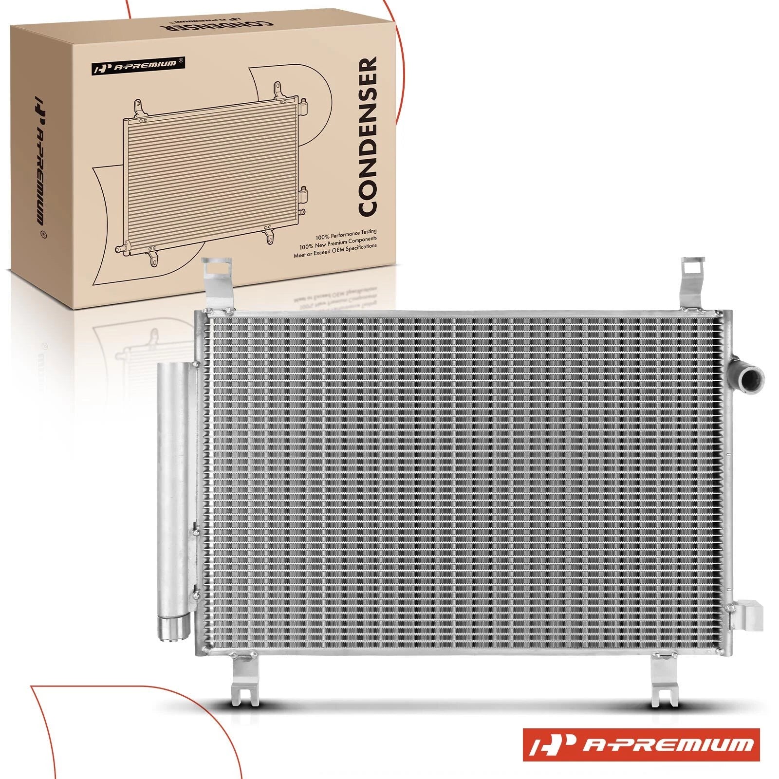 A/C Condenser with Bracket and Receiver Drier for Toyota Yaris (2015-2019)