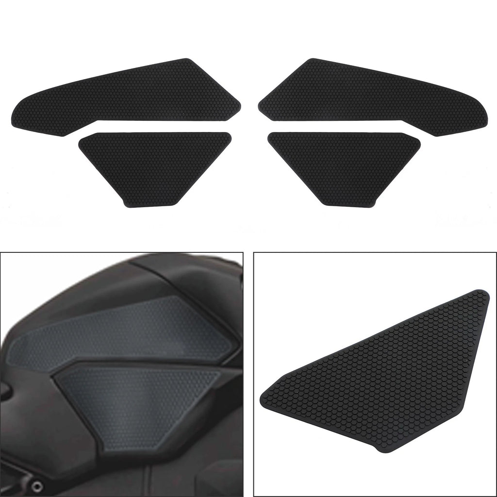Black Side Tank Pads Traction Knee Grips for Honda CBR1000RR (2017–2019)