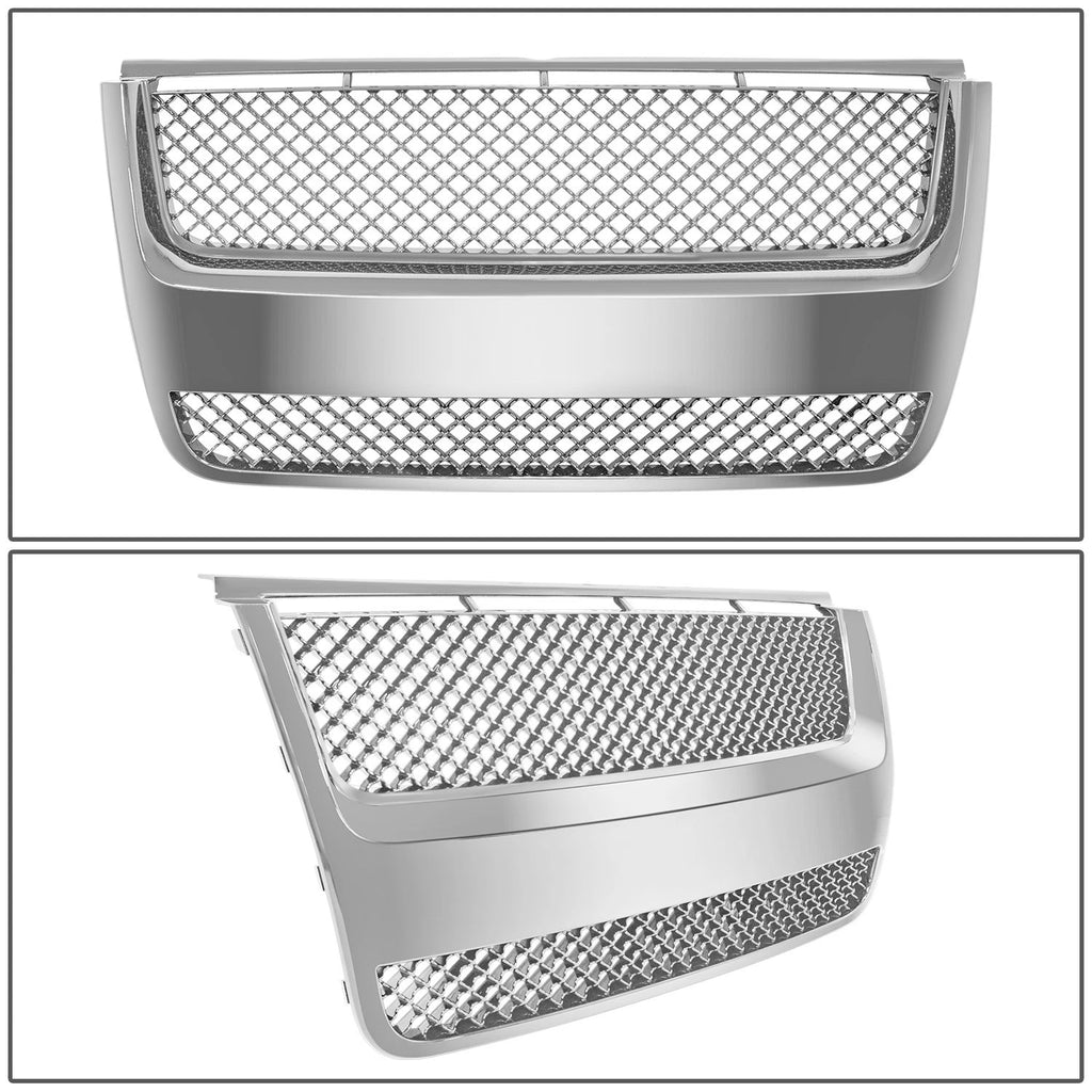 Chrome Badgeless Diamond Mesh Front Grille for Ford Explorer Sport Trac (2007–2010)