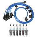 NGK Wire Set & Denso 6 Iridium TT Spark Plugs Kit for Ford Mustang (1994–2004)