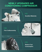 A/C Compressor and Pulley for Mazda 3 (2007–2009)