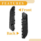 Set of 2 LH RH Front Bumper Support Brackets for Toyota Highlander (2008–2010)