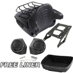 Trunk Rack Backrest Speakers for Harley Street Road Glide (2014–2025)