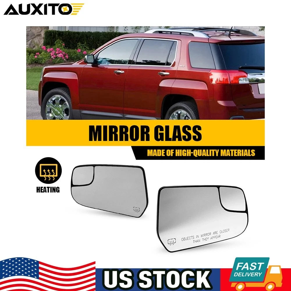 2X Heated Mirror Glass for Chevy Equinox (2010–2017)