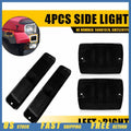 Set of 4 Smoked Fender Side Marker Lights for Jeep Wrangler YJ (1987–1995)