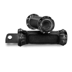 Performance Machine Footpegs for Overdrive Passenger (Black Ano)