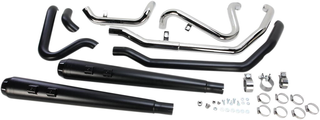 Bassani True-Dual Down Under Exhaust for Harley Touring (2009–2016)