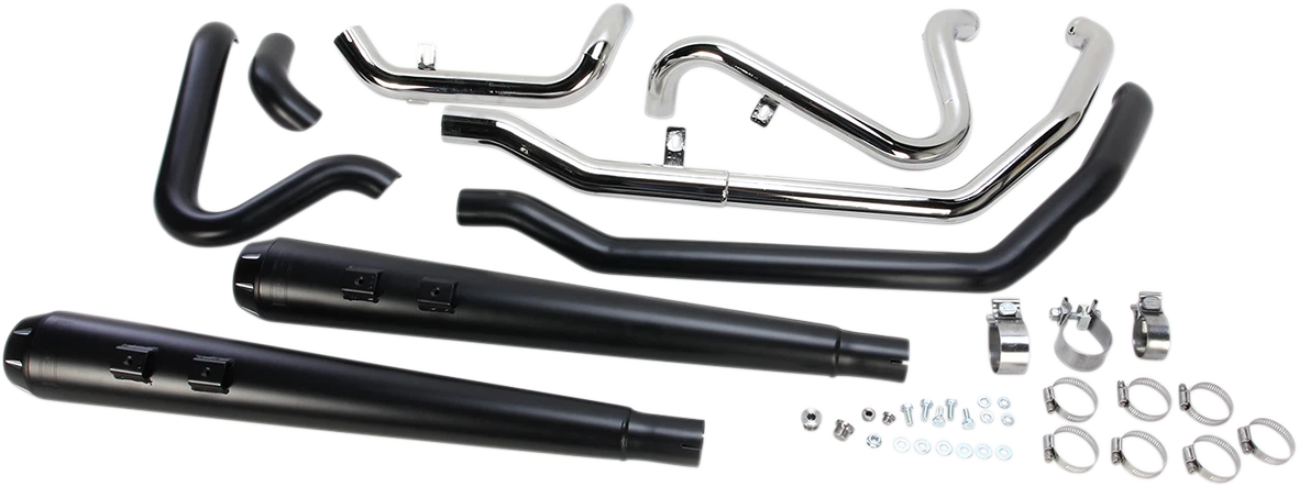 Bassani True-Dual Down Under Exhaust for Harley Touring (2009–2016)