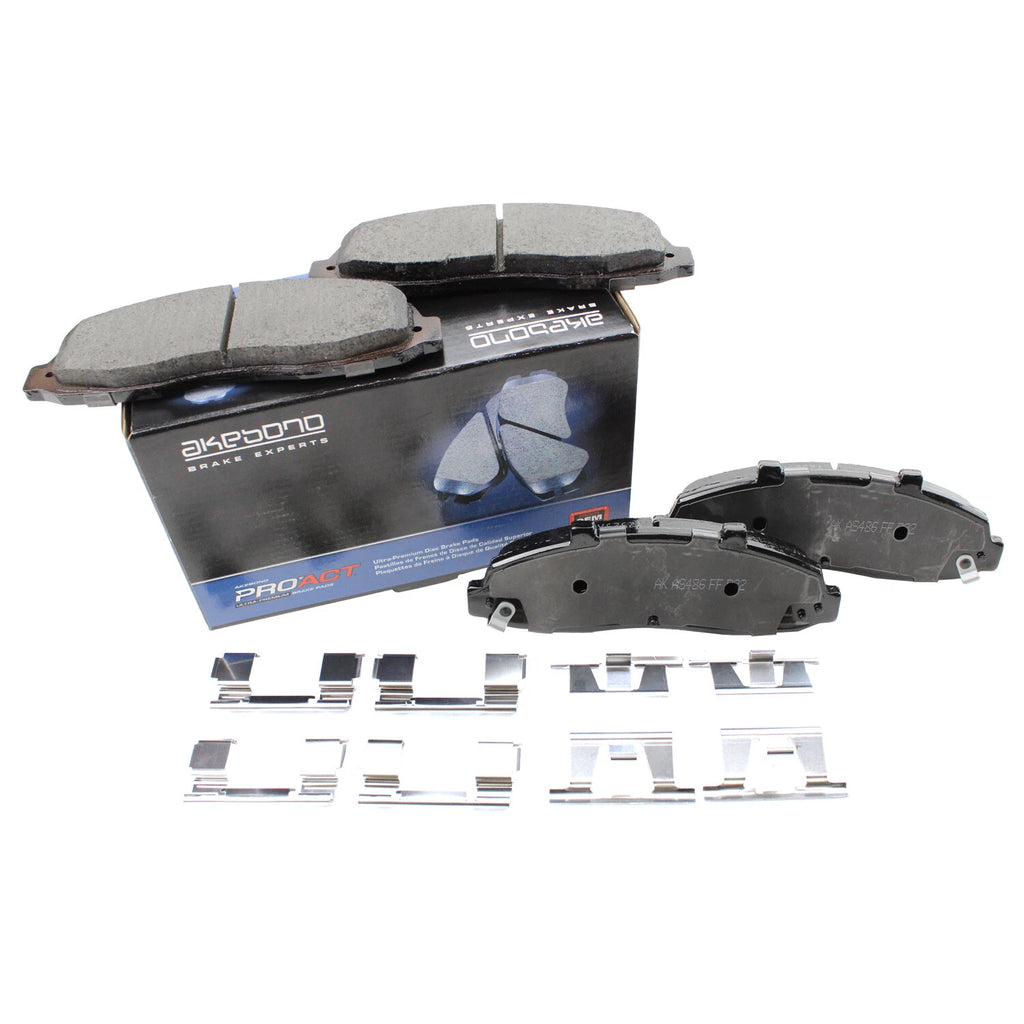 Akebono ProACT Front Disc Brake Pads for Ford F-150, Lincoln Blackwood (1997–2004)