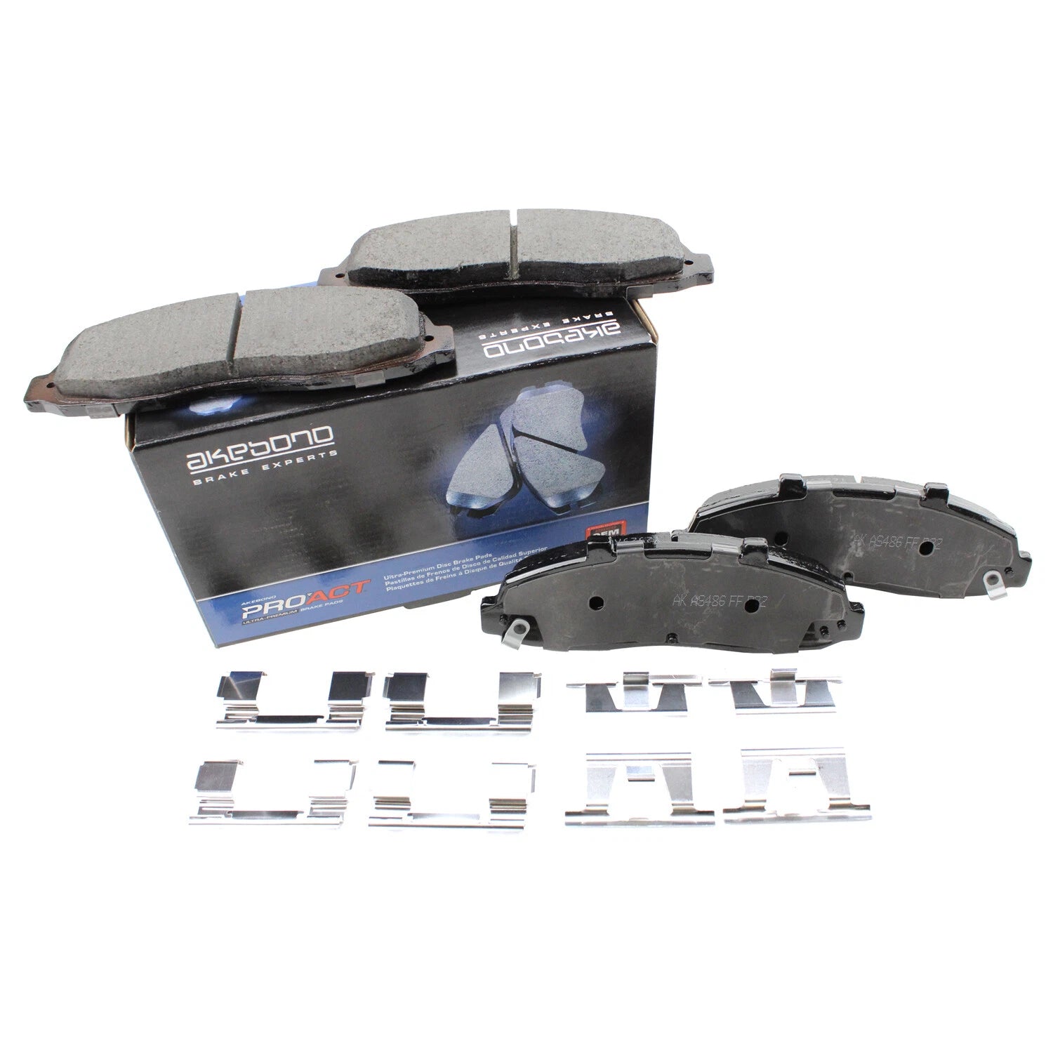 Akebono ProACT Front Disc Brake Pads for Ford F-150, Lincoln Blackwood (1997–2004)