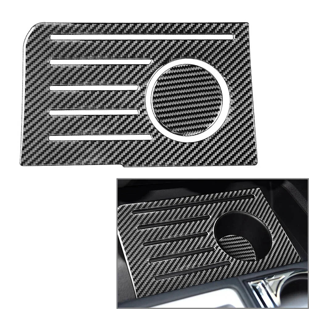 Cup Holder Storage Panel Cover for Toyota Tundra (2014-2021) Black