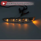 Left Mirror Turn Signal Light for Hyundai Sonata (2009–2014) - Gray Clear