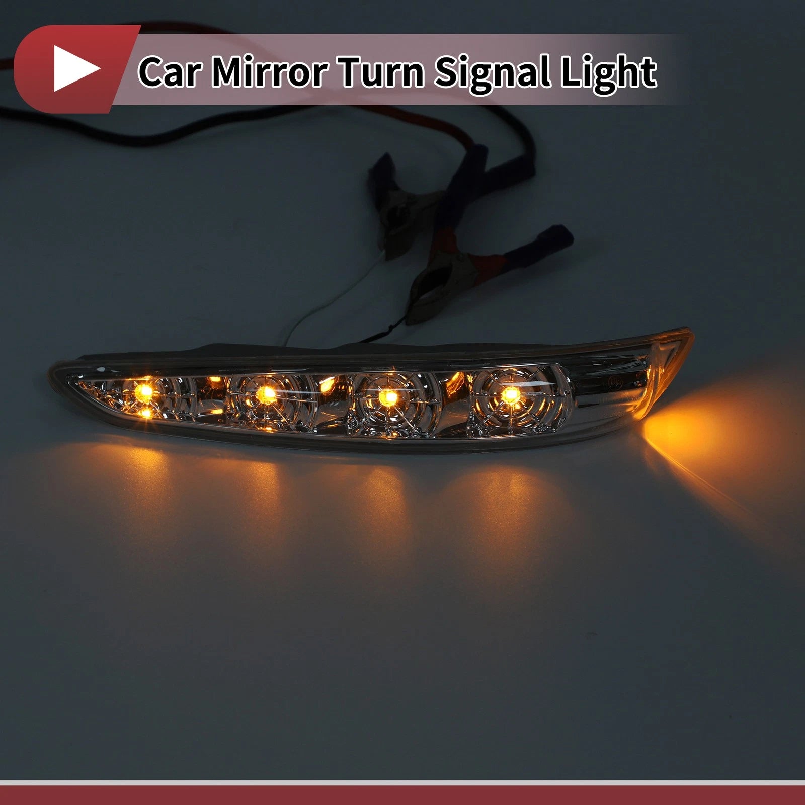 Left Mirror Turn Signal Light for Hyundai Sonata (2009–2014) - Gray Clear