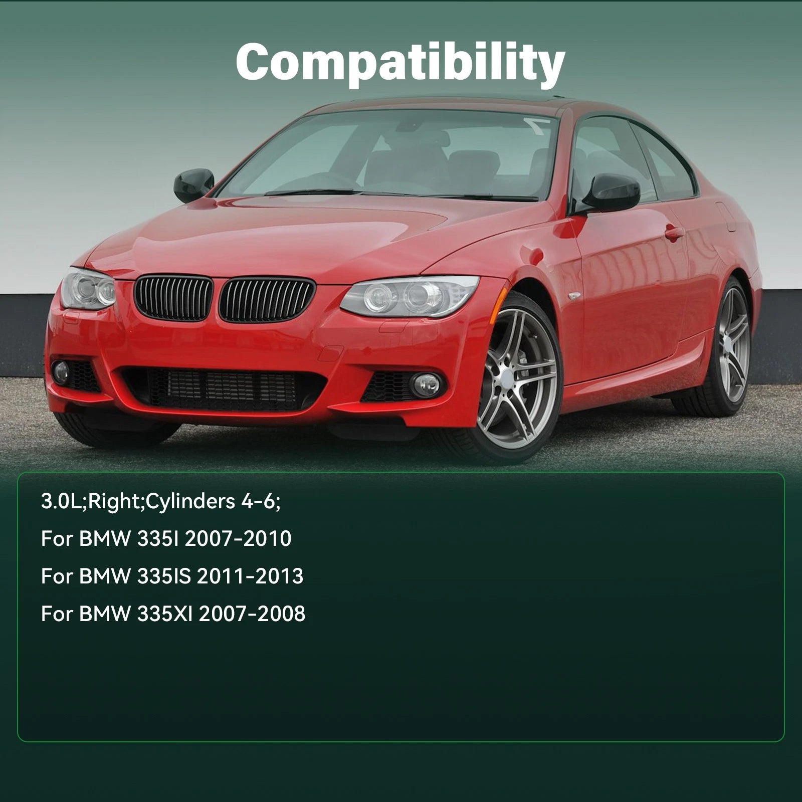 Turbo for BMW 335i 335is 335xi 3.0L (2007–2013)