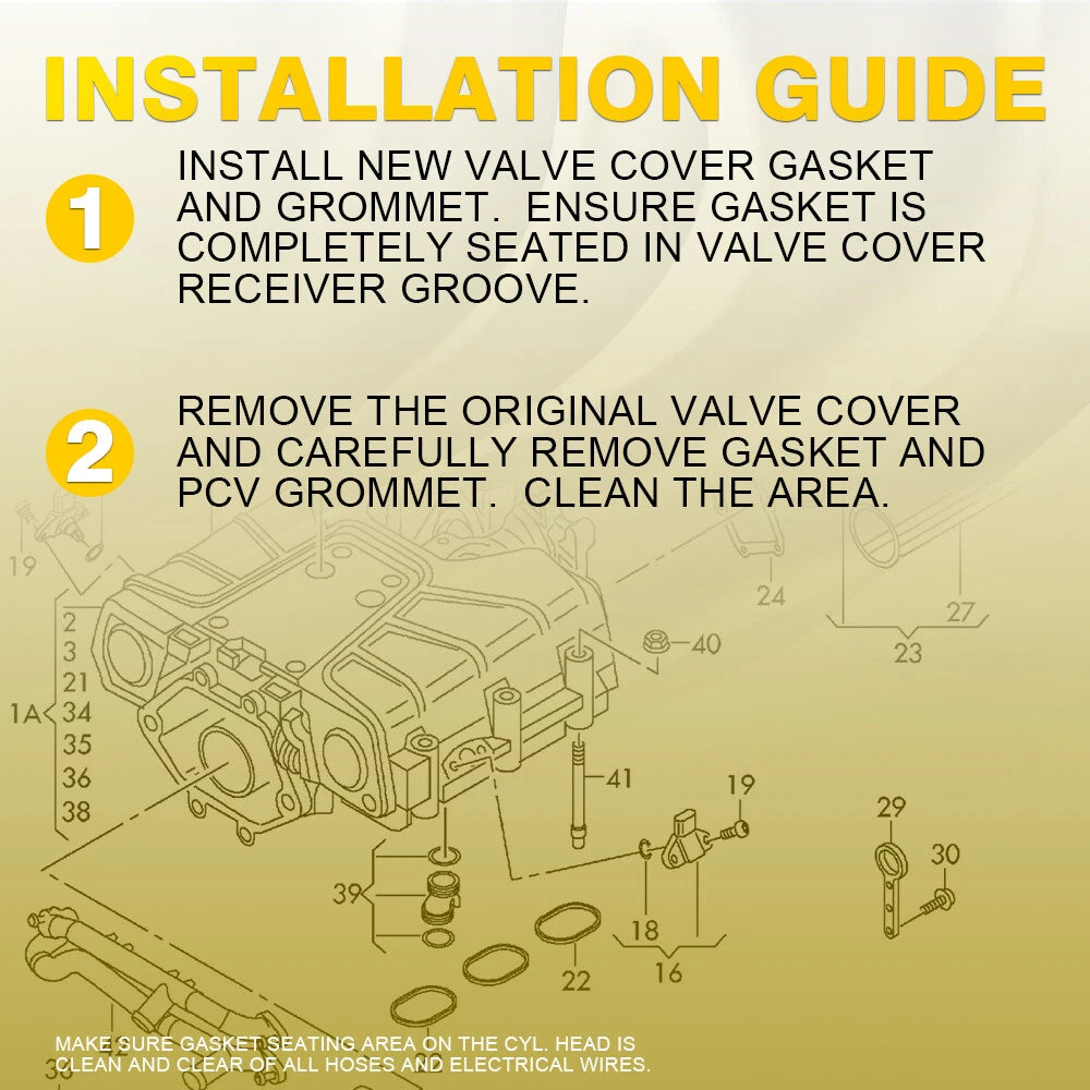 Gasket Set for GMC Buick Engine Intake Manifold