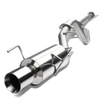 4" Rolled Muffler Tip Racing Catback Exhaust for Nissan Sentra Spec V (2002–2005)