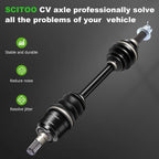 Front Left Right CV Axle Shaft for Suzuki King Quad 450 (2007–2010) LTA450X AXi