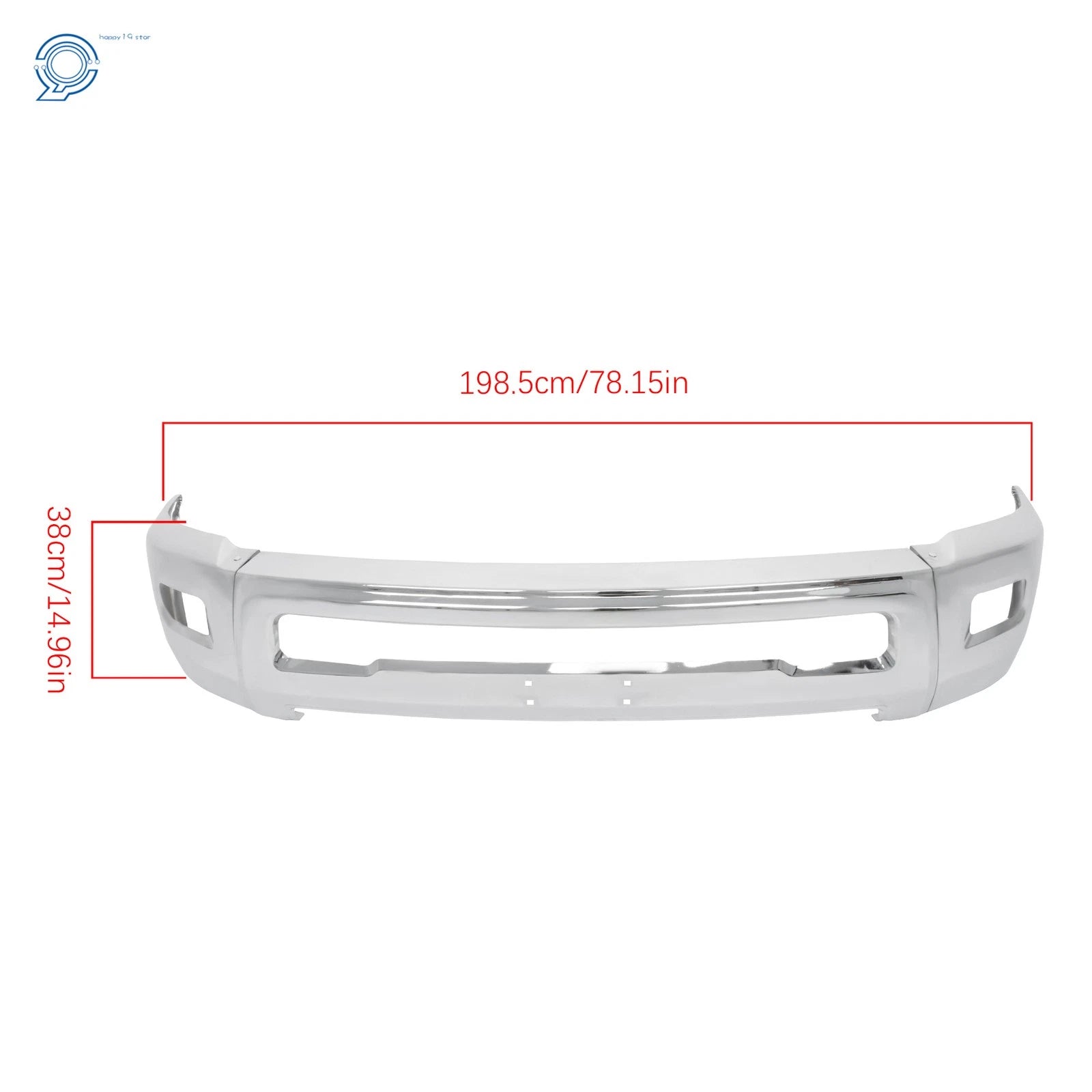 Split Front Bumper for RAM 2500 3500 (2010–2018) with Fog Lamp Holes