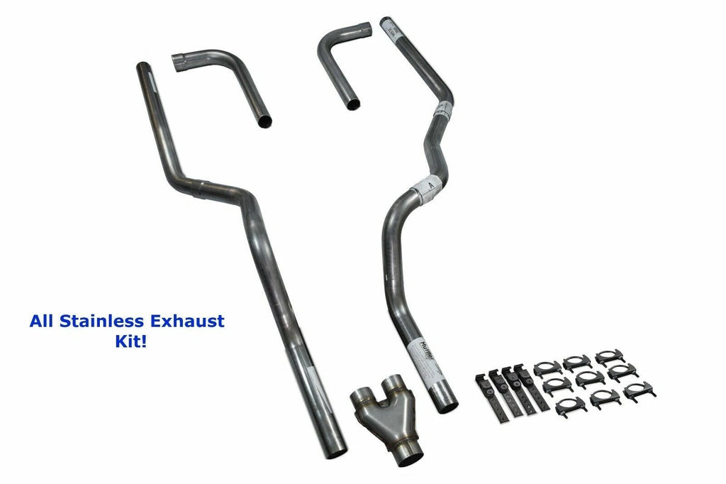 Dual Exhaust Kit for Ford F150 (2015–2020) Side Exit Mandrel Bent