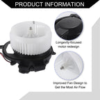 HVAC Heater Blower Motor Assembly for Mercedes-Benz GL350 GL450 (2010-2012)