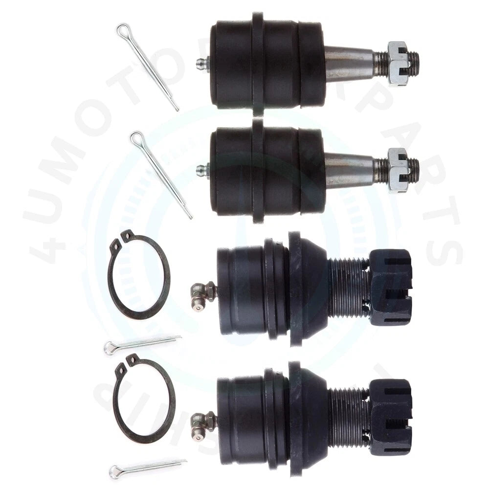 Set of 4 Front Upper Lower Ball Joints for Jeep Comanche Wrangler (1987–1989)