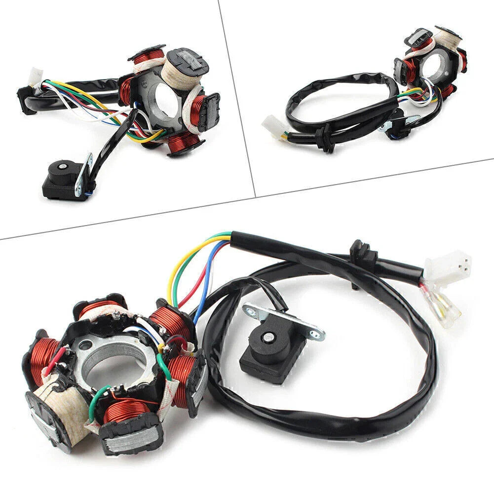 6 Coil Stator Magneto for 50cc 110cc 125cc 150cc GY6 Scooter Moped