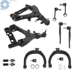 Set of 12 Front Suspension Components for Chevy Trailblazer GMC Envoy (2002-2003)