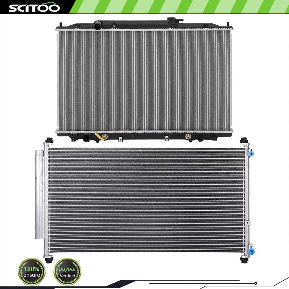 Radiator and A/C Condenser Kit for Honda Odyssey (2005–2010)