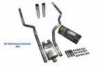 Dual Exhaust Kit for Dodge Ram 1500 (2009–2018) Stainless Steel Rolled Tip