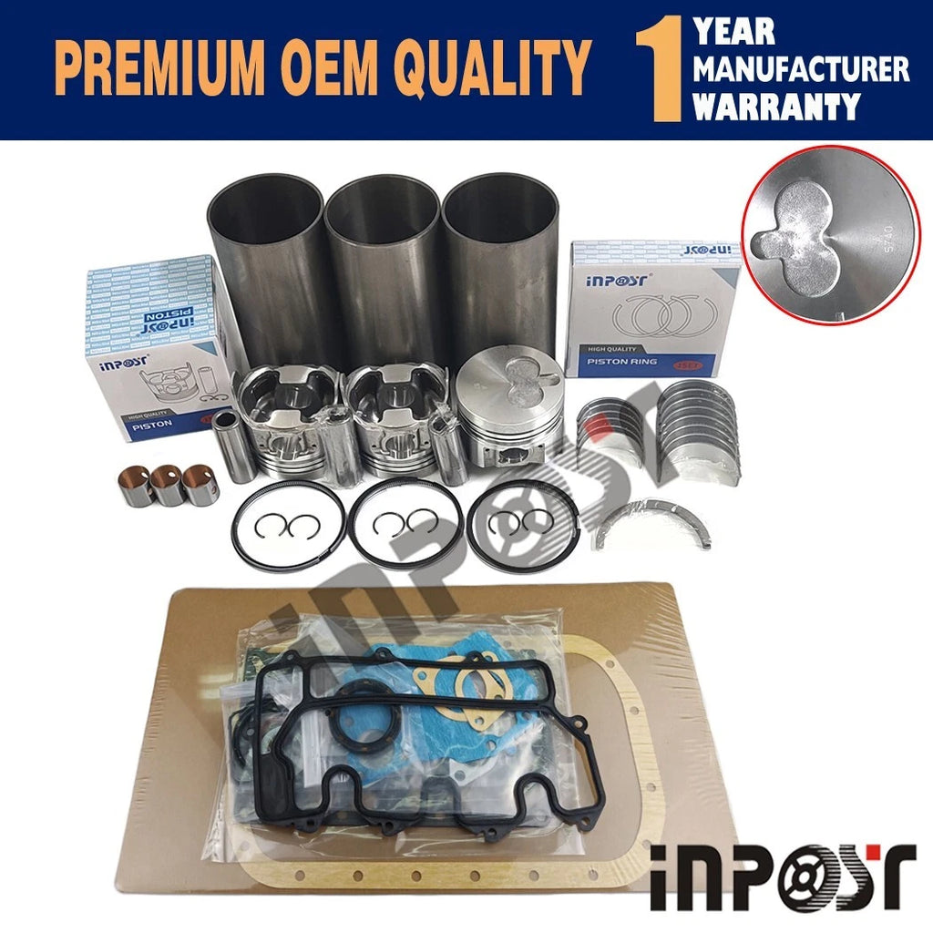 Overhaul Rebuild Kit for Isuzu 3LB1 (Engine Piston Ring, Head Gasket, Bearing)
