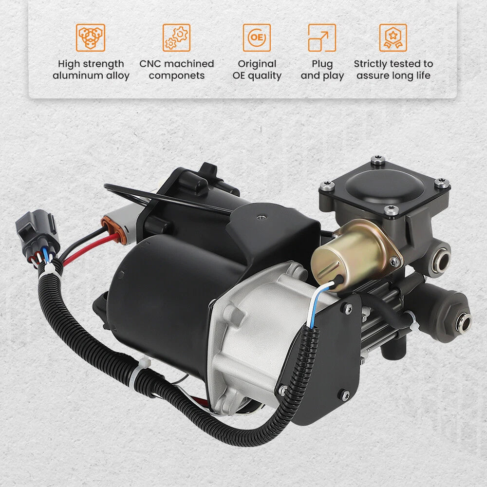 Air Suspension Compressor Pump for Land Rover LR3 LR4 (2005-2013)