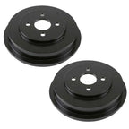2X Rear E-Coated Brake Drum Set for Chevrolet Cobalt Pontiac G5 (2005–2010)