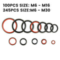 100pcs/245pcs Assorted Sealing Gasket