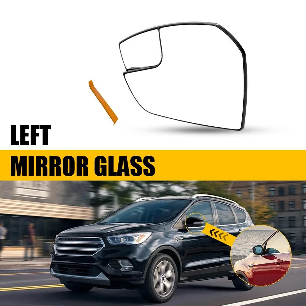 Driver Side Mirror Glass for Ford Escape (2017–2019)