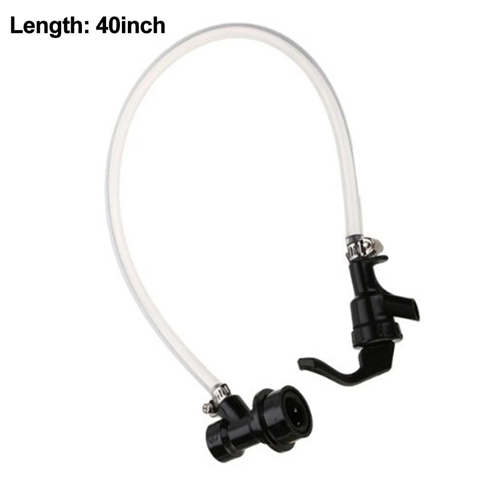 Clear Beer Line Tool Set with Picnic Tap Faucet for Homebrew Keg