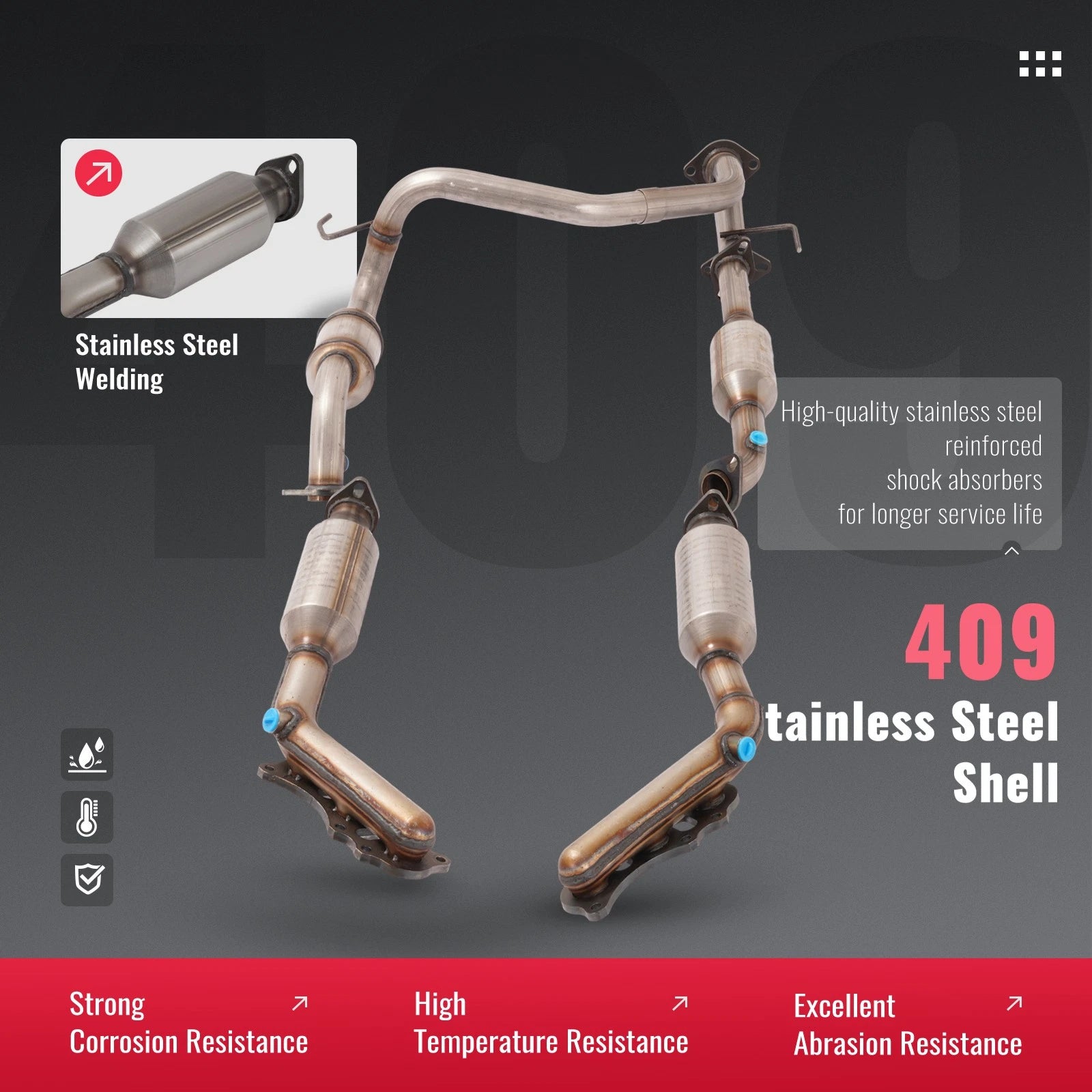 Catalytic Converters for Toyota Tacoma (2005-2011)