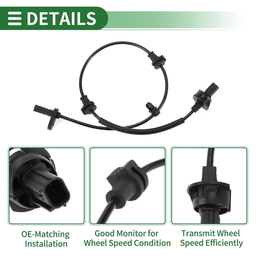ABS Wheel Speed Sensor No. 57455TJAH02 for Honda Greiz Gienia (2016–2020)