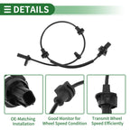 ABS Wheel Speed Sensor No. 57455TJAH02 for Honda Greiz Gienia (2016–2020)