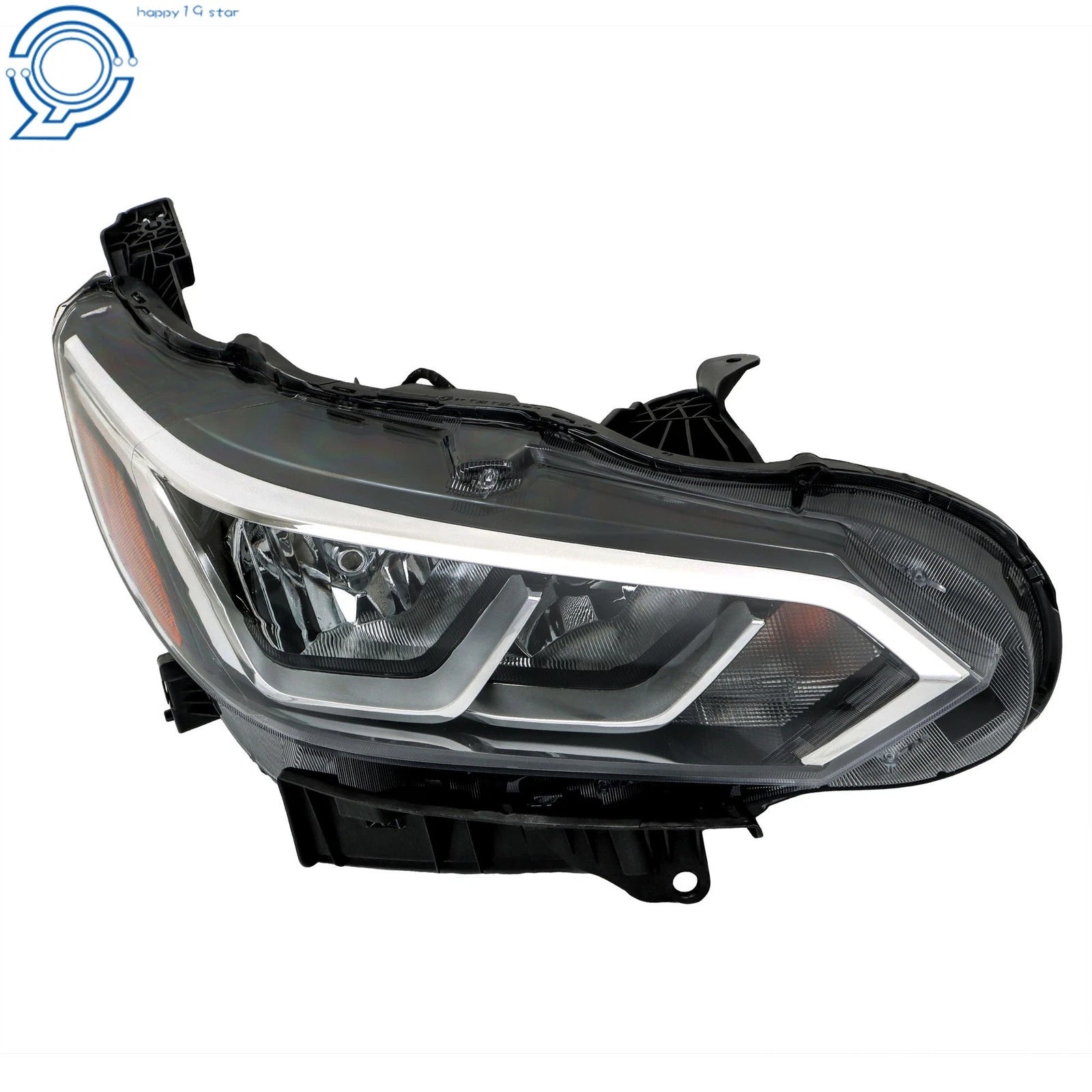 Headlight for Nissan Sentra (2020-2023) Right Side Black Clear