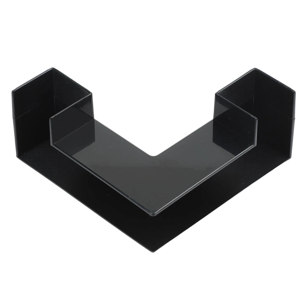 Tube Tunnel for Aquarium Fish Hiding Spot 12.5x12.5x5.5 cm Black White